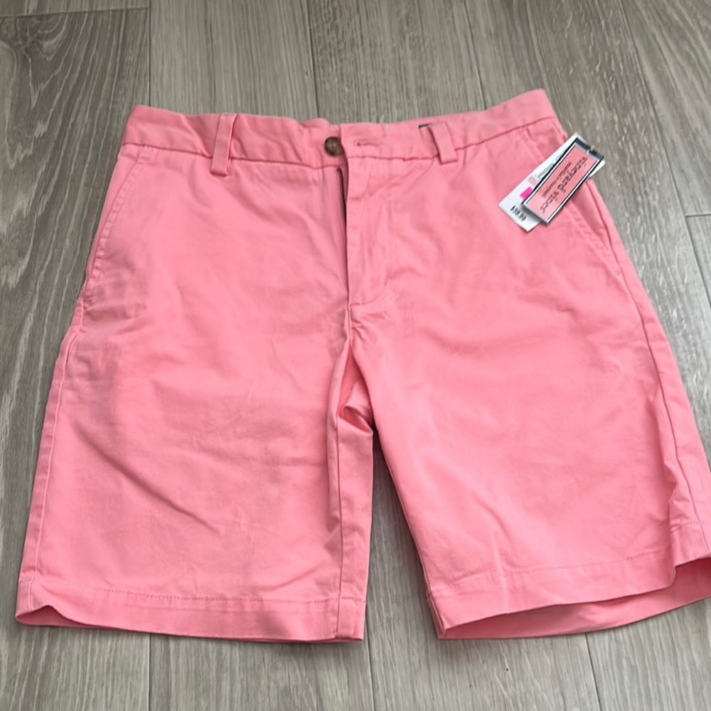 Vineyard Vines Pink Flat Front Shorts